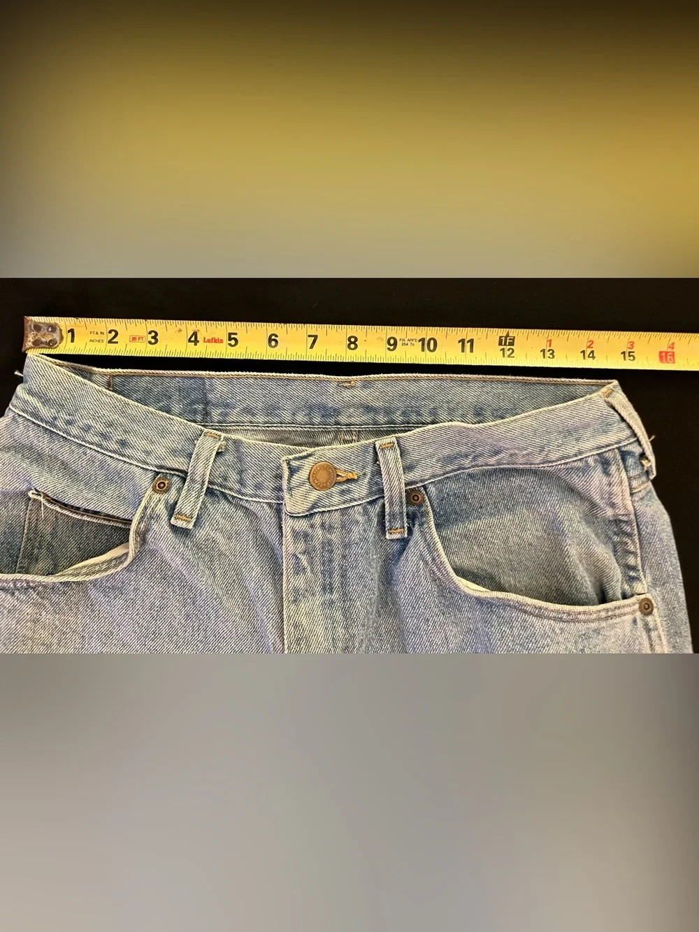 Wrangler Hero Men's Regular Fit Jeans Light Wash Blue 33x32